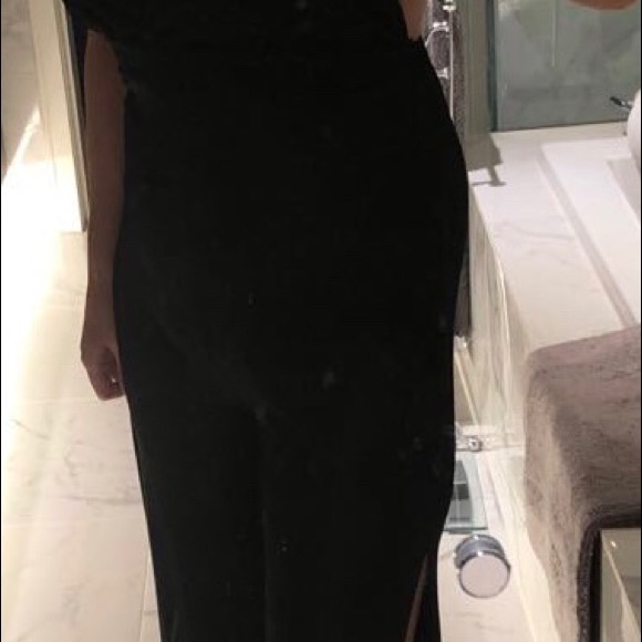 Sexy backless Black jumpsuits - Picture 2 of 6